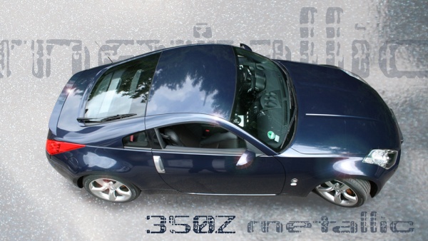 350Z in metallic blau
Folie: 971 Oracal