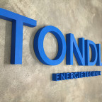 TONDL - Buchstaben aus lackiertem Styrodur